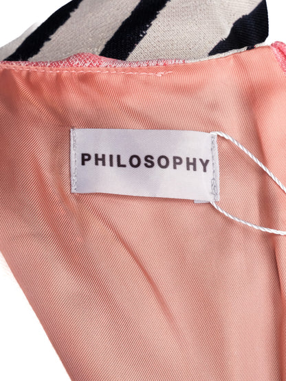 Excellent Philosophy Di Lorenzo Serafini Sleeveless Flared Dress Size M