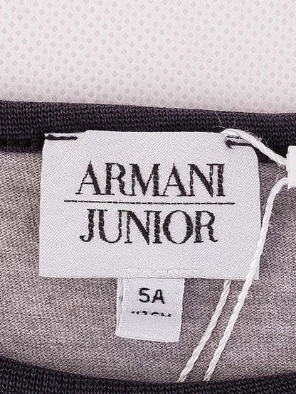 Excellent Armani Junior Gray Cotton Sleeveless Top Size 4