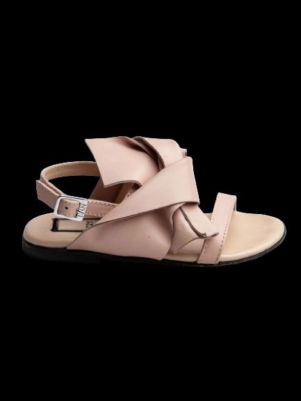 Good N 21 Pink Leather Sandals for Kids Size 26 Made in Italy