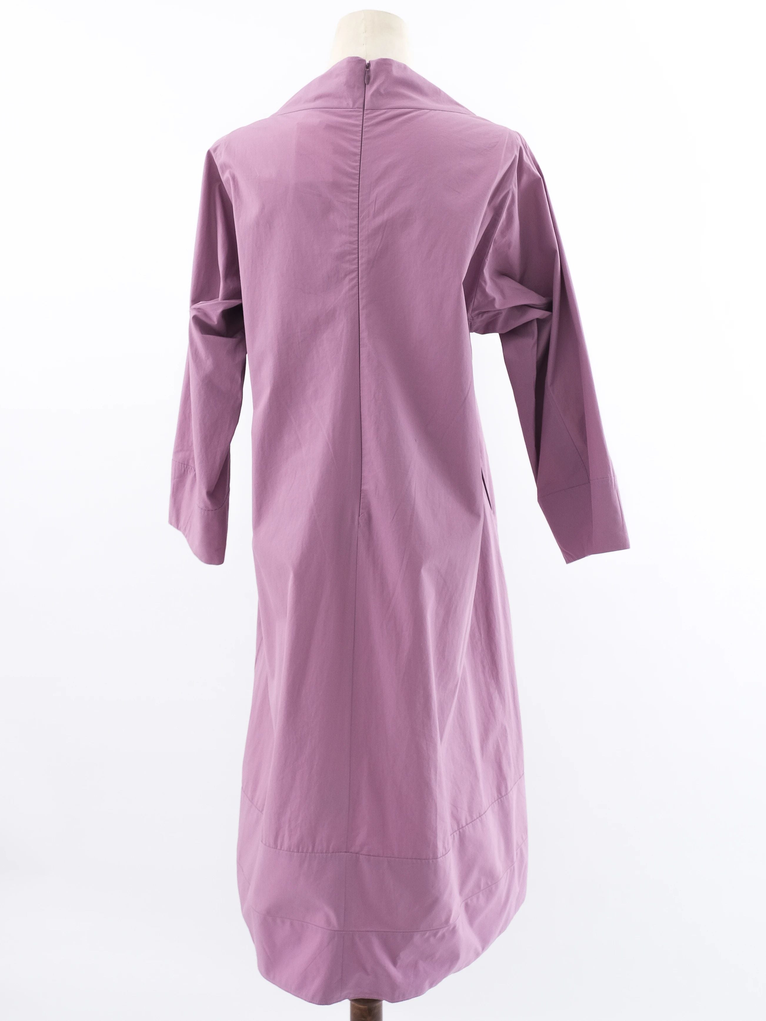 Excellent Jil Sander Pink Cotton Dress Size XL - Long Sleeve