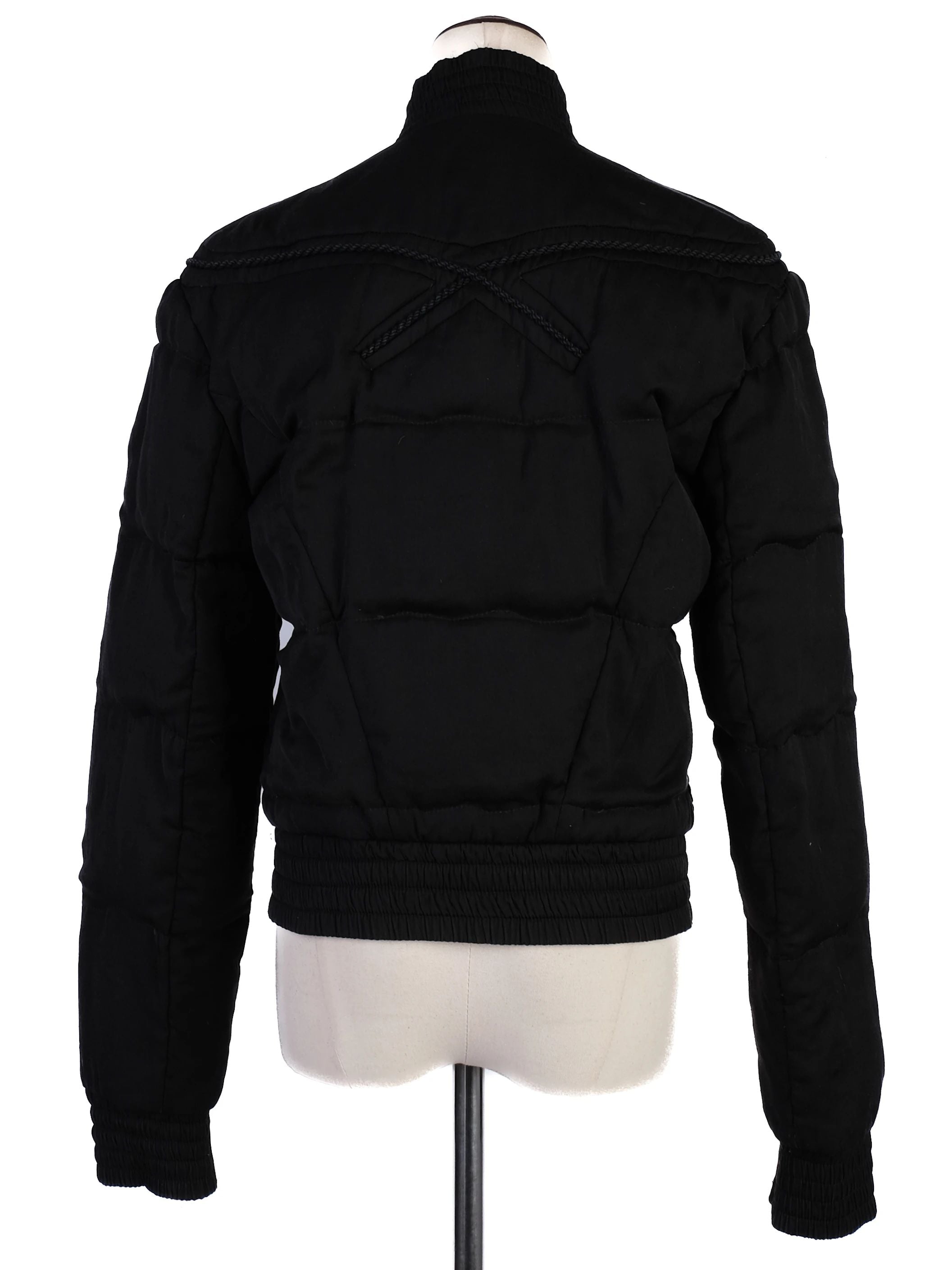 Excellent Nina Ricci Black Quilted Jacket Size S