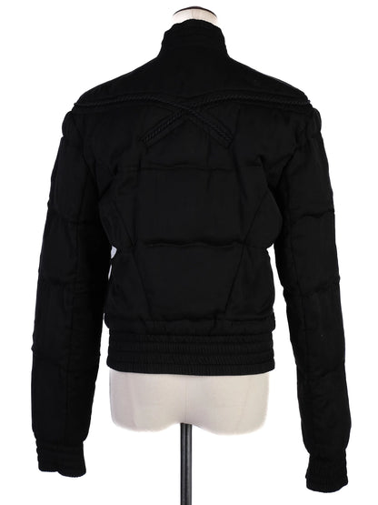 Excellent Nina Ricci Black Quilted Jacket Size S