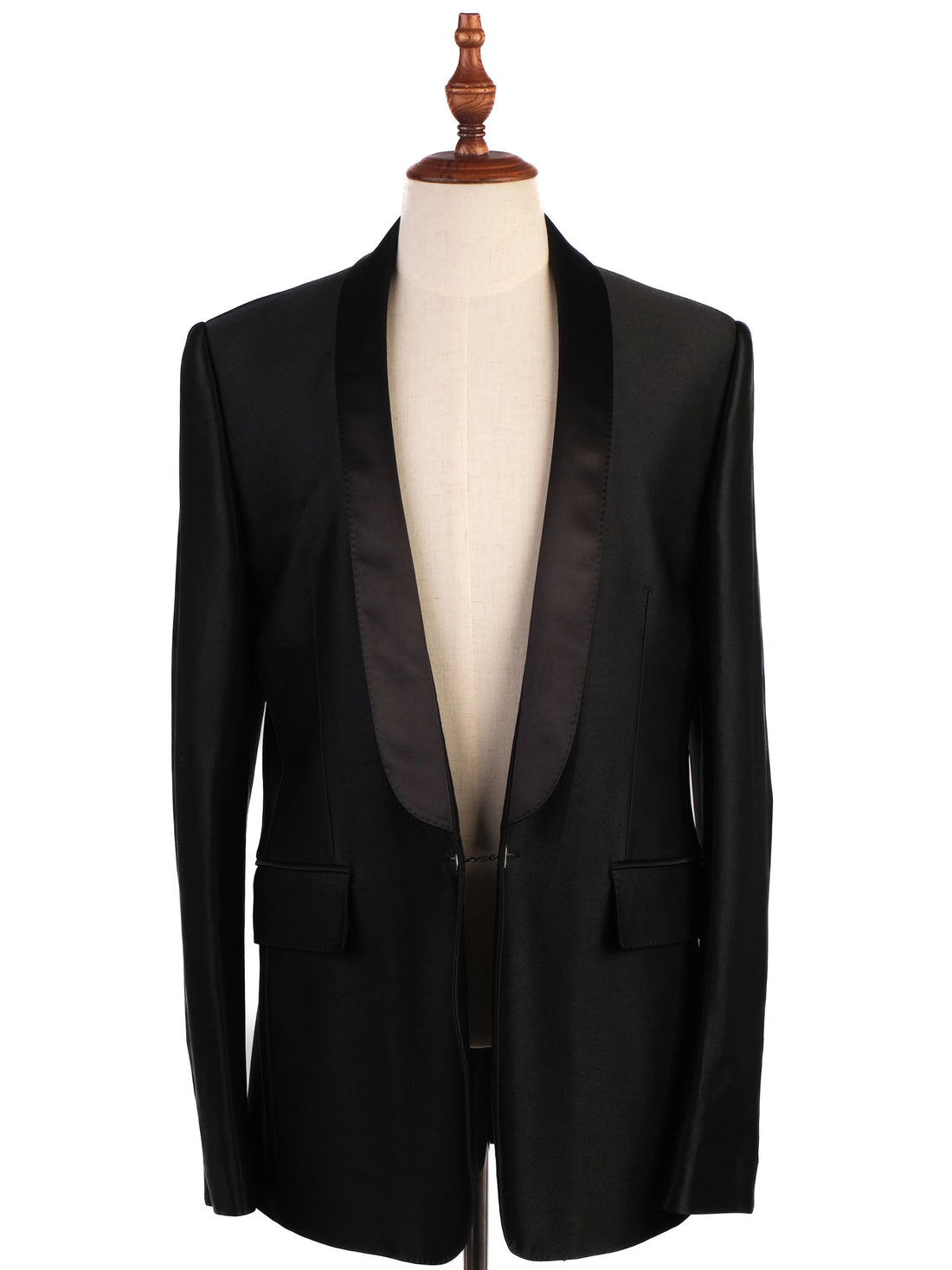 Excellent Bikkembergs Black Tuxedo Jacket Satin Lapels Size L