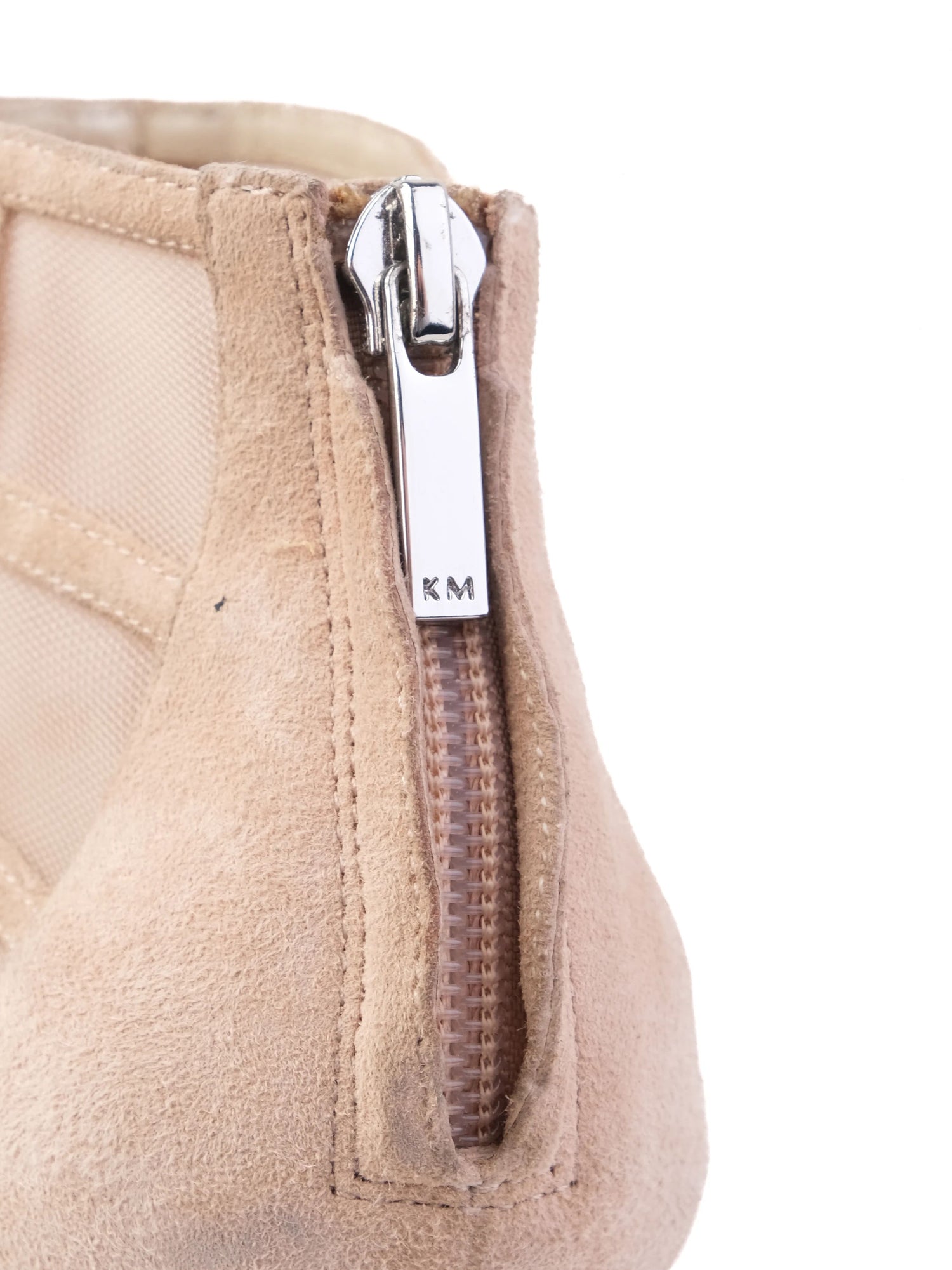 Excellent Karen Millen White Leather High-Heeled Ankle Boots Size 38