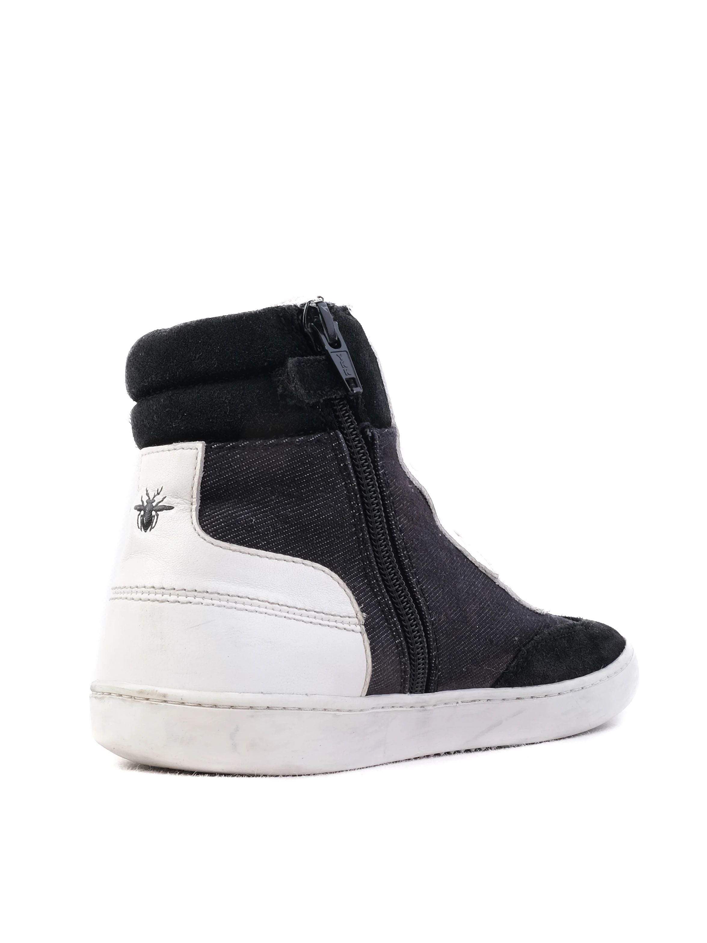 Excellent Dior High-Top Sneakers Black Fabric Size 33 for Kids