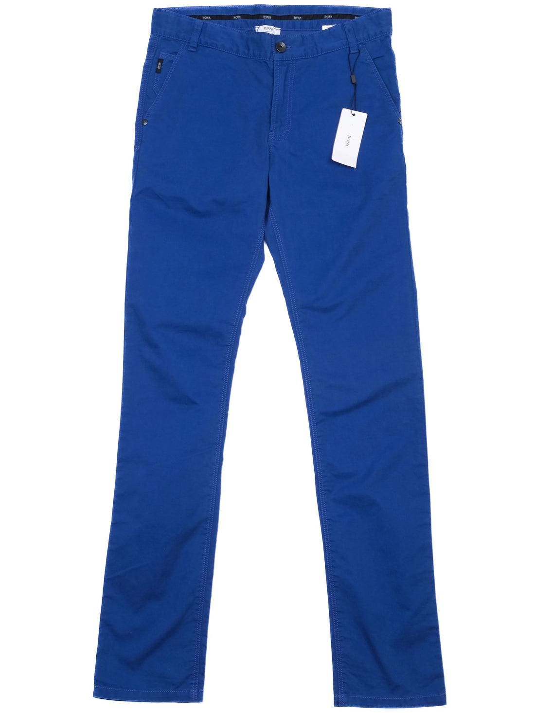 NEW Hugo Boss Blue Cotton Trousers Size 16 for Kids
