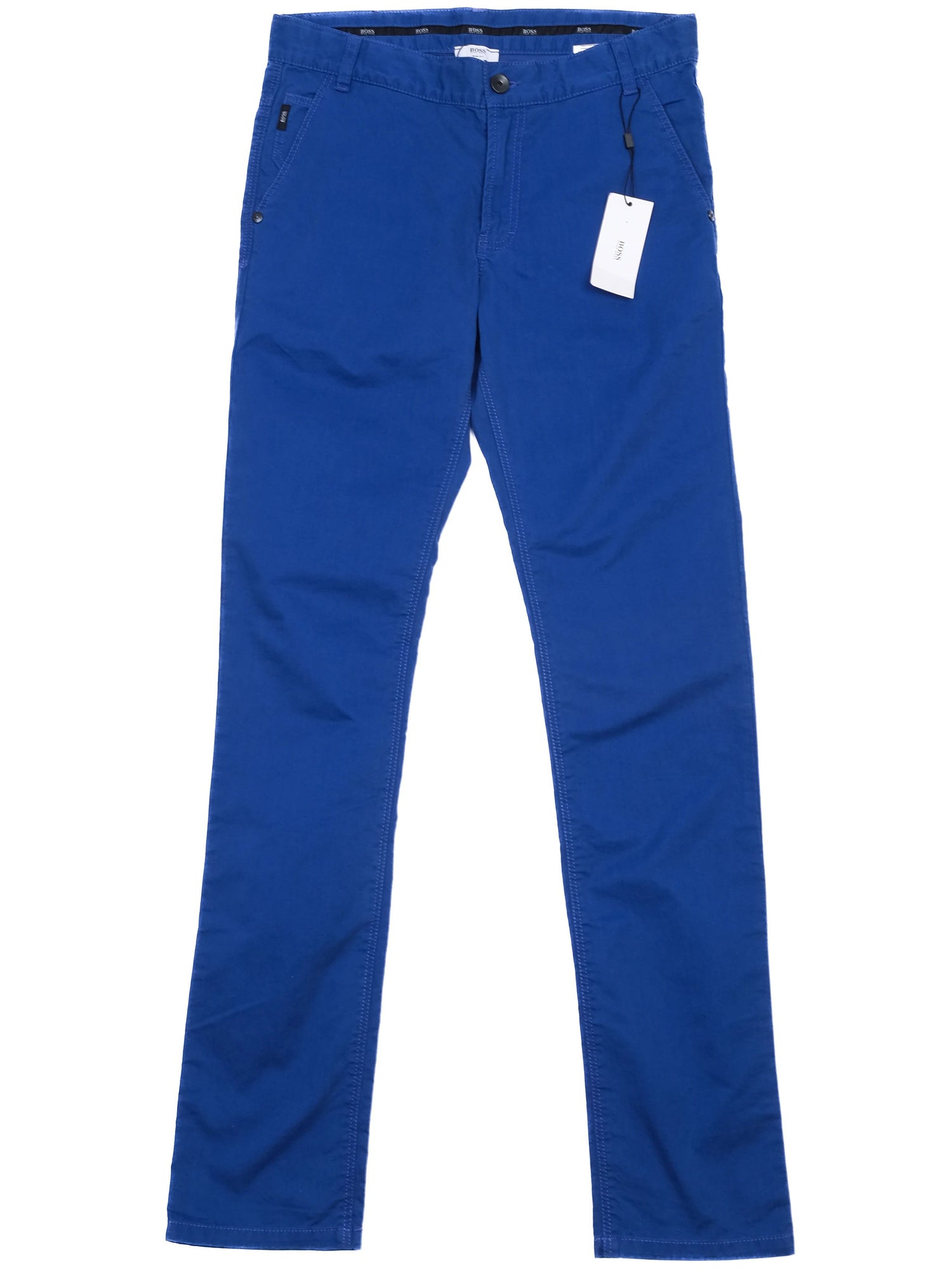 NEW Hugo Boss Blue Cotton Trousers Size 16 for Kids