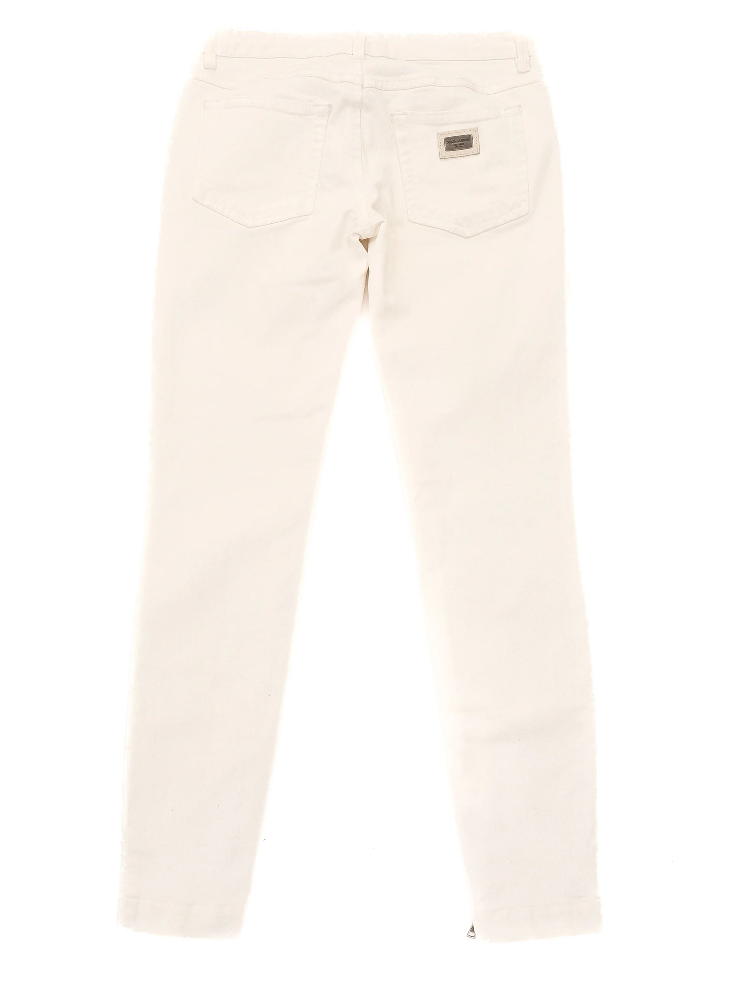 Excellent Dolce &amp; Gabbana White Jeans for Kids Size XS