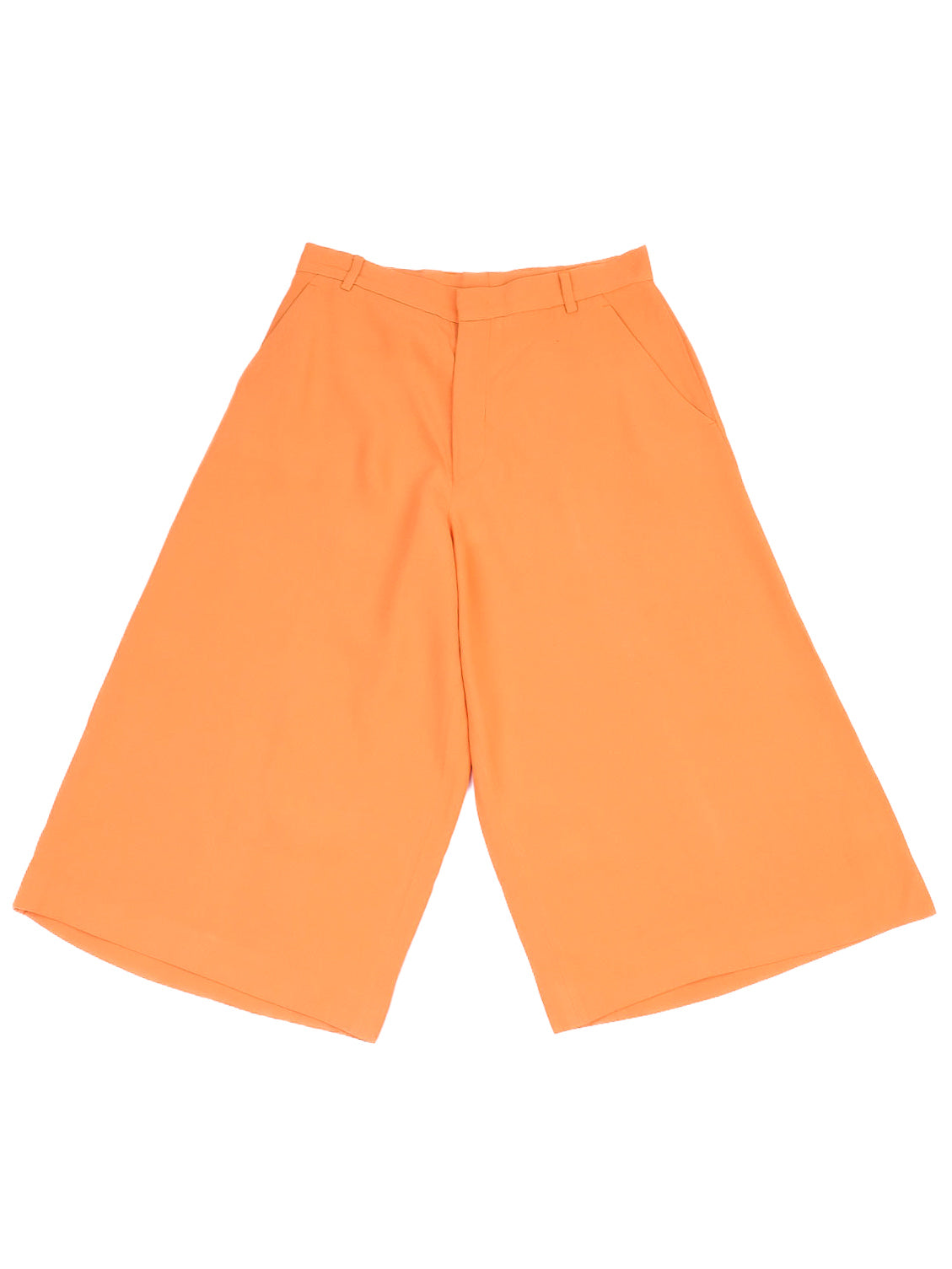 Excellent Red Valentino Orange Viscose Culottes Size S