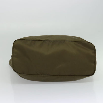 Prada Hand Bag Nylon 2way Khaki Auth