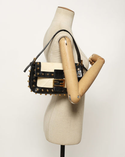Fendi Studded Medium Baguette Bag
