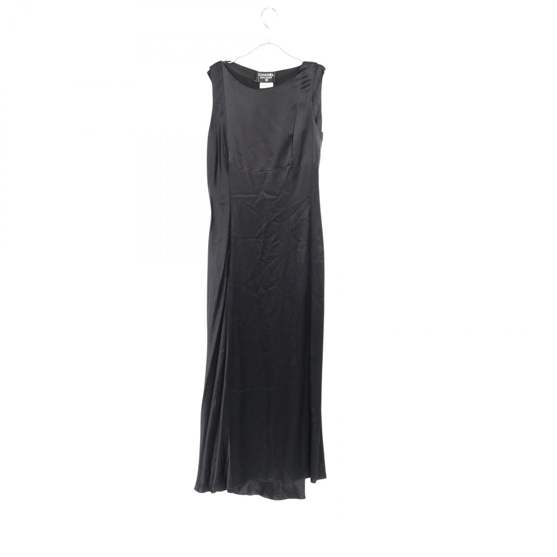 Chanel Black Dress Silk P 12104v 3506