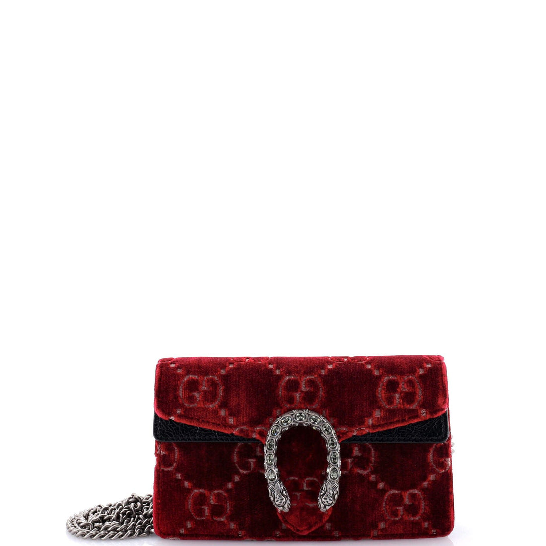Dionysus Bag Gg Velvet Super Mini