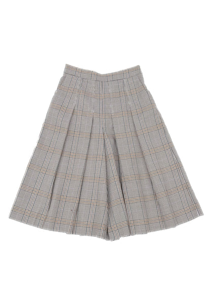 Maje Gray Plaid Culottes Women&