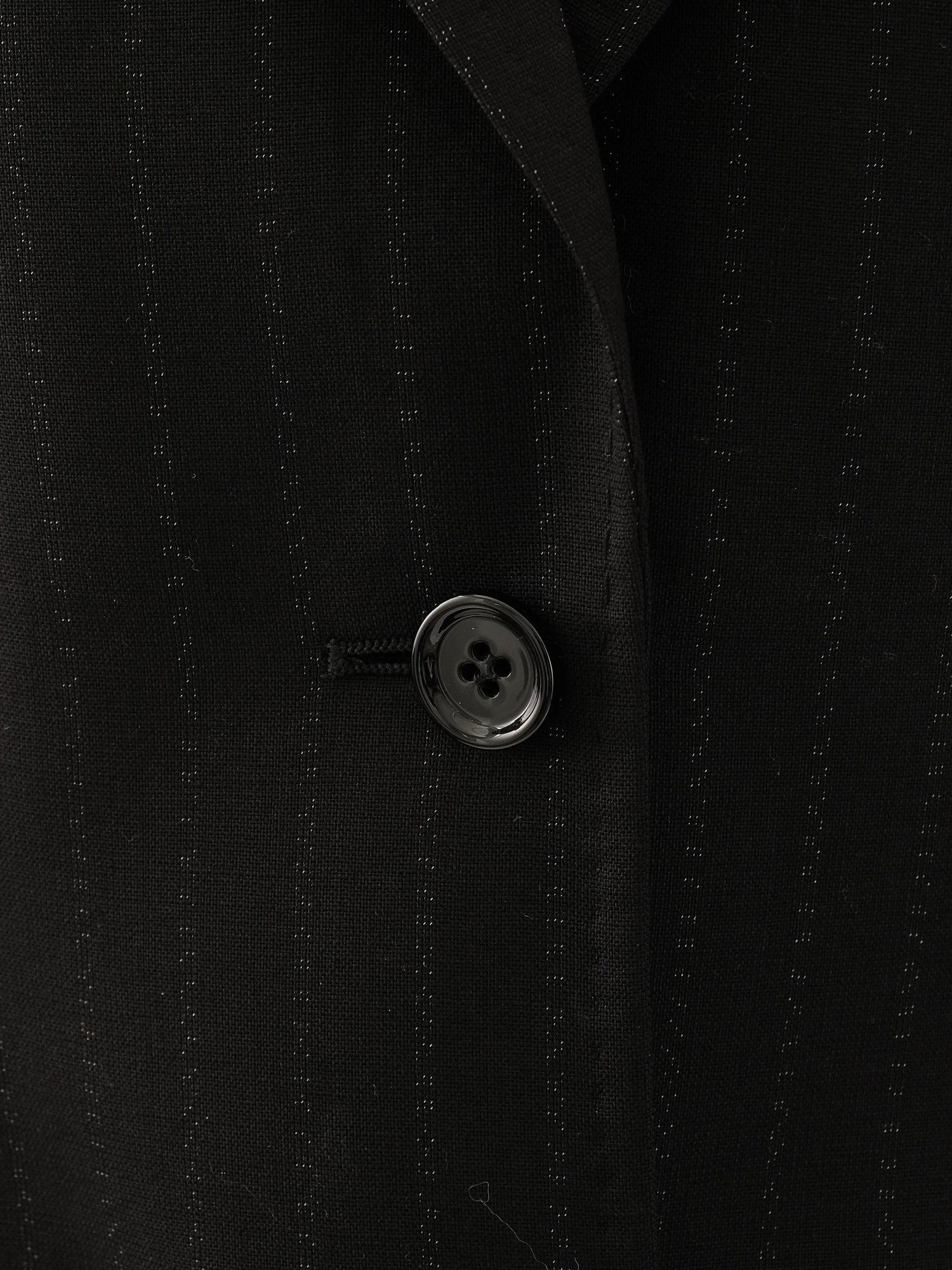 Excellent Dolce Gabbana Black Pinstripe Suit Size L Women Viscose