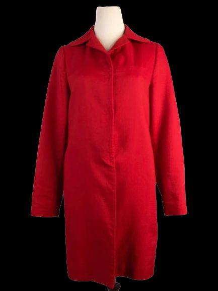 Excellent Schumacher Red Nylon Coat XXS WomenÕs Elegant Design