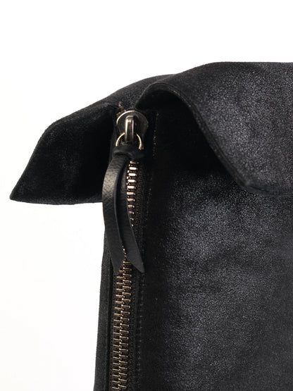 Giuseppe Zanotti Black Leather Over-the-Knee Boots Size 36.5