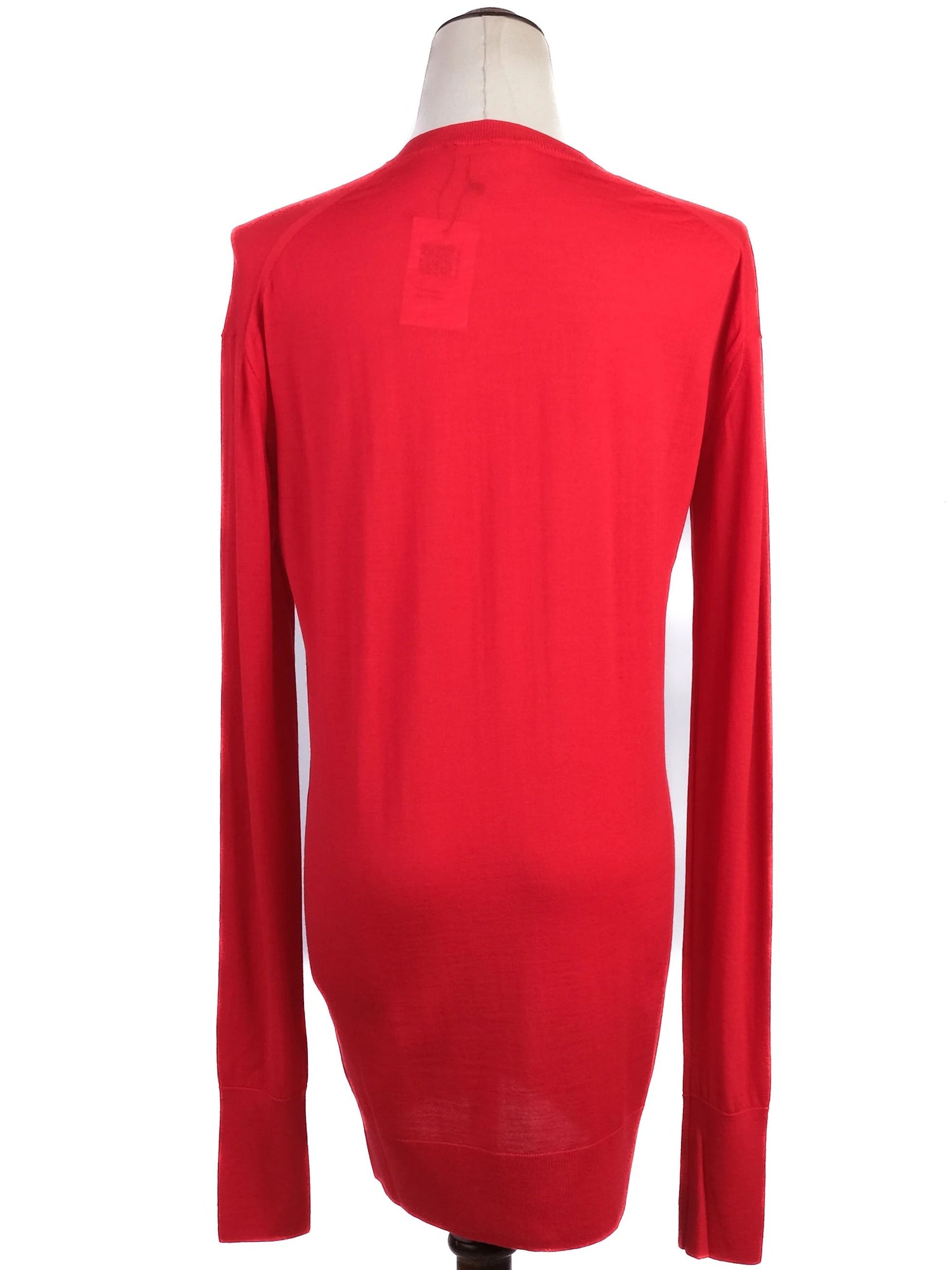Excellent Celine Red Wool Sweater Size XS for Women
