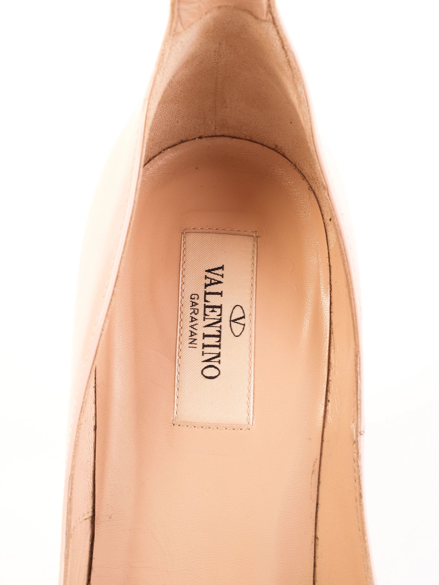 Excellent Valentino Pink Leather High Heels Size 38.5 with Ankle Strap