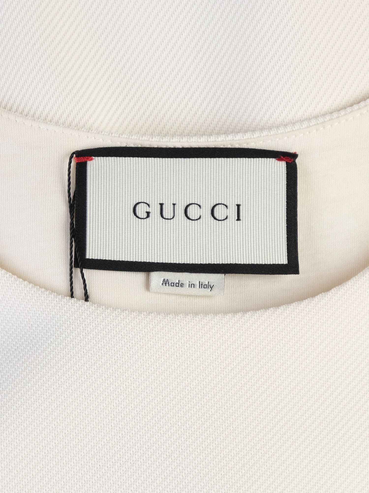 Gucci Excellent Condition White Nylon Sleeveless Dress Size S