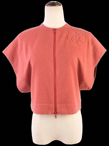 Excellent Brunello Cucinelli Orange Cashmere Sweater Size S