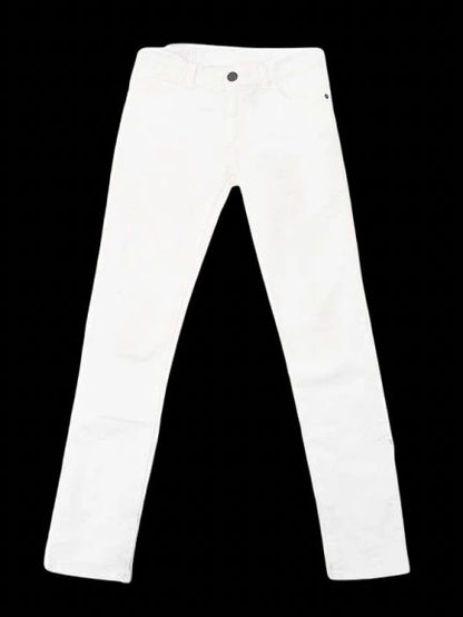 Gucci White Cotton Jeans for Kids Size 7 - Excellent Condition