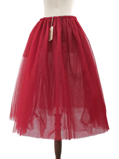 NEW Golden Goose Red Tulle Skirt Size S NWT GG DB Venezia