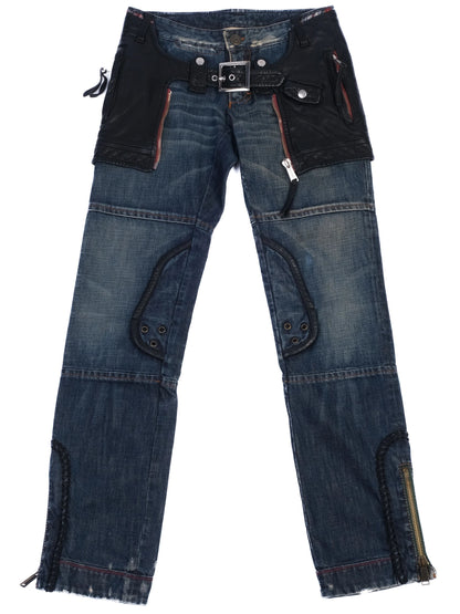 EXCELLENT Dsquared2 Blue Jeans Cotton Natural Women&