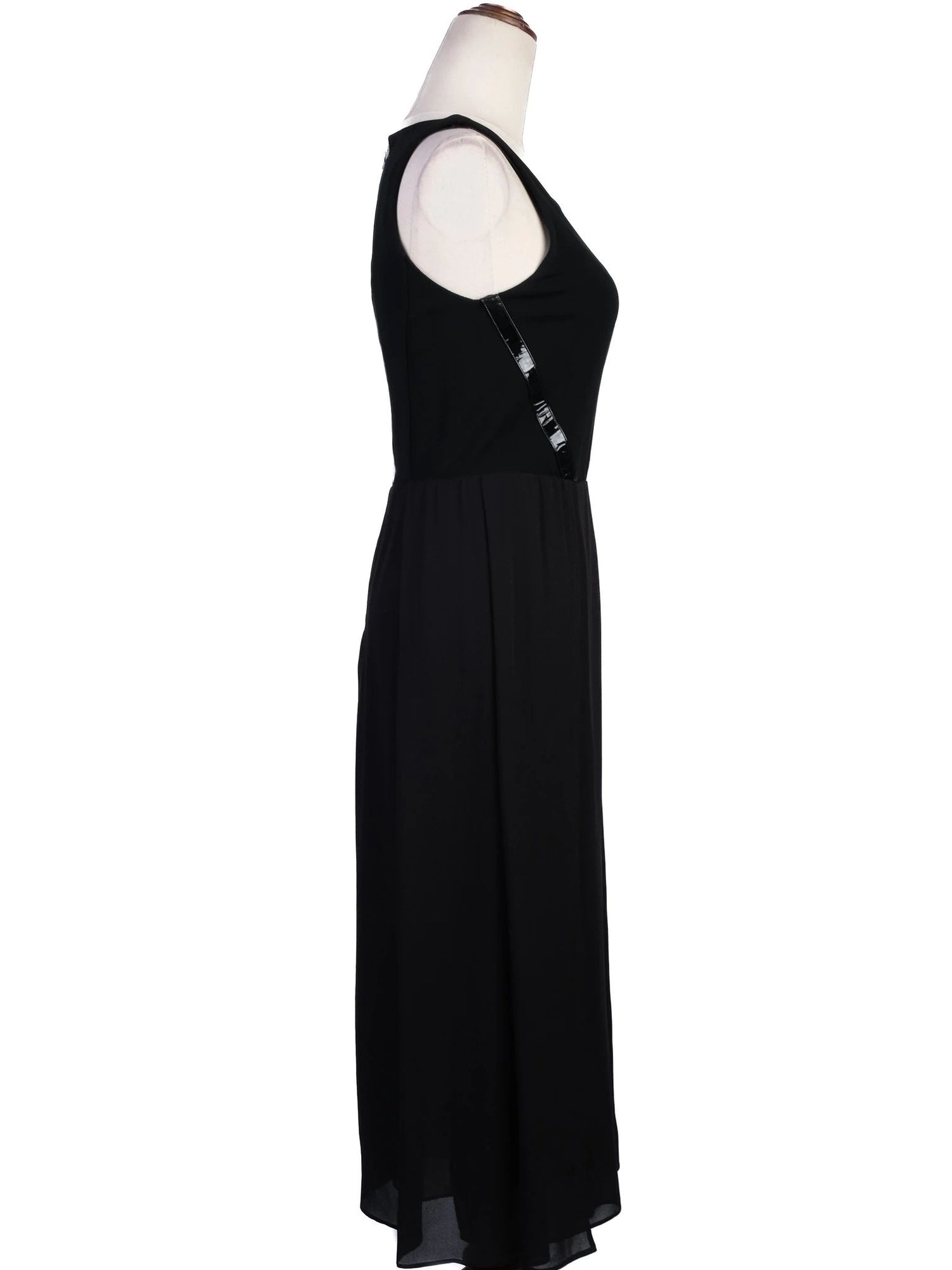 Sportmax Excellent Condition Black Sleeveless Dress Size S Viscose
