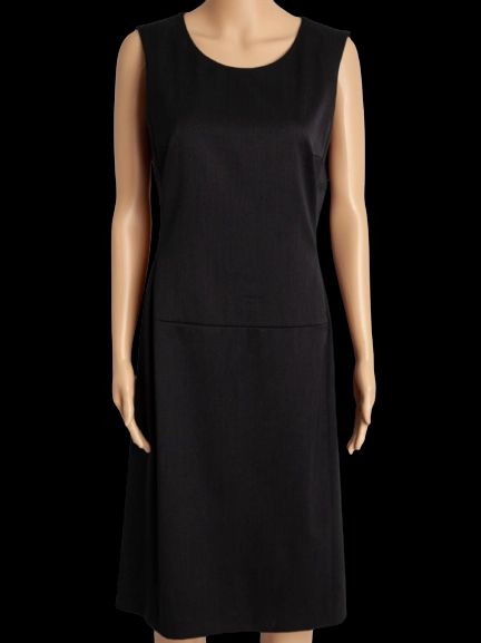 Good Hugo Boss Black Cotton Sleeveless Dress for Women