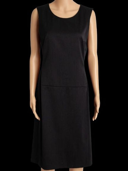 Good Hugo Boss Black Cotton Sleeveless Dress for Women