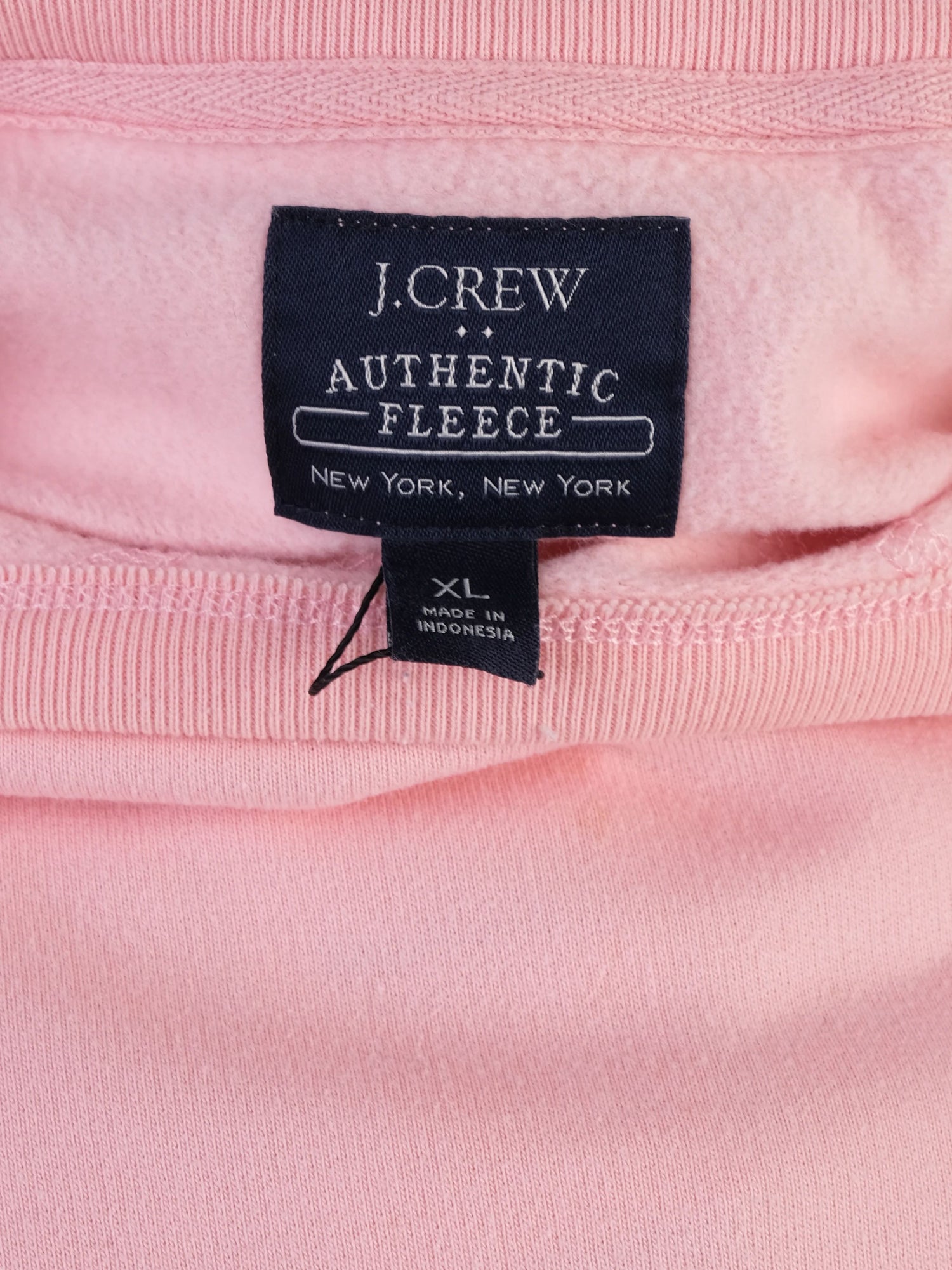 Excellent J. Crew Pink Polyester Sweatshirt Size XL for Men