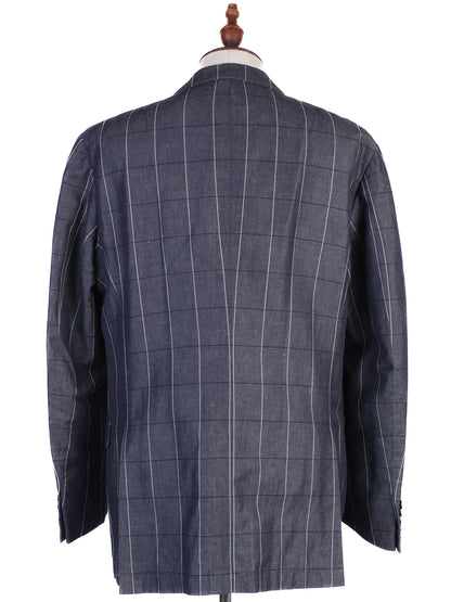 Excellent Pal Zileri Gray Plaid Blazer Combined MenÕs Size