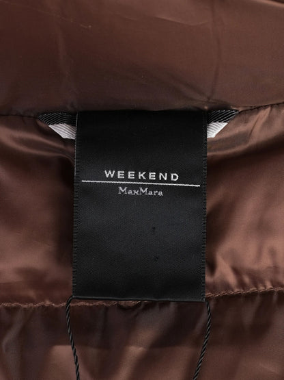 Excellent Weekend MaxMara Orange Long Padded Coat Hooded XS