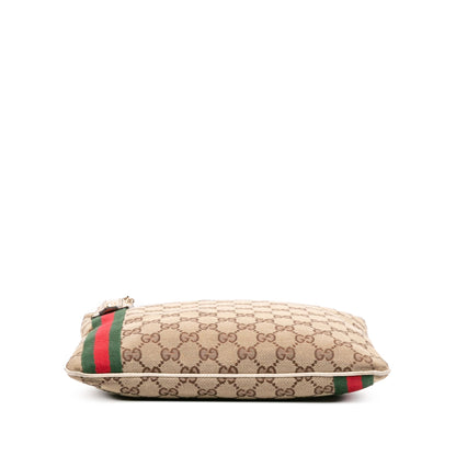 Gucci GG Canvas Jolicoeur Crossbody Brown