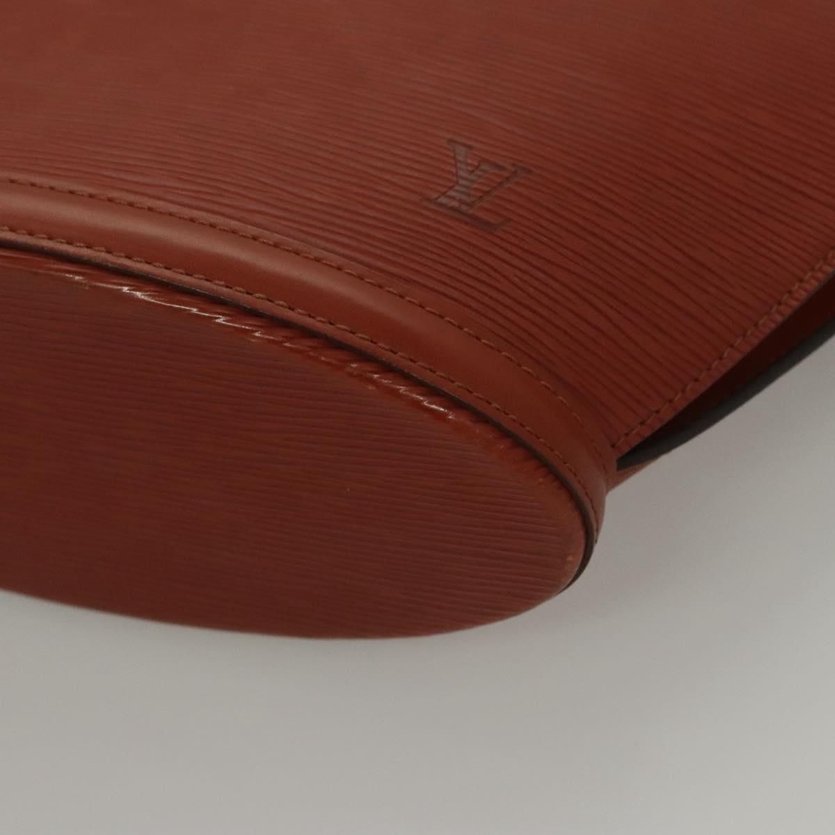 Louis Vuitton Epi Saint Jacques Hand Bag Brown M 52263 Lv Auth