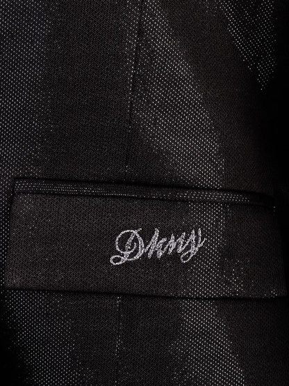 Excellent DKNY Kids Black Polyester Blazer Size 14