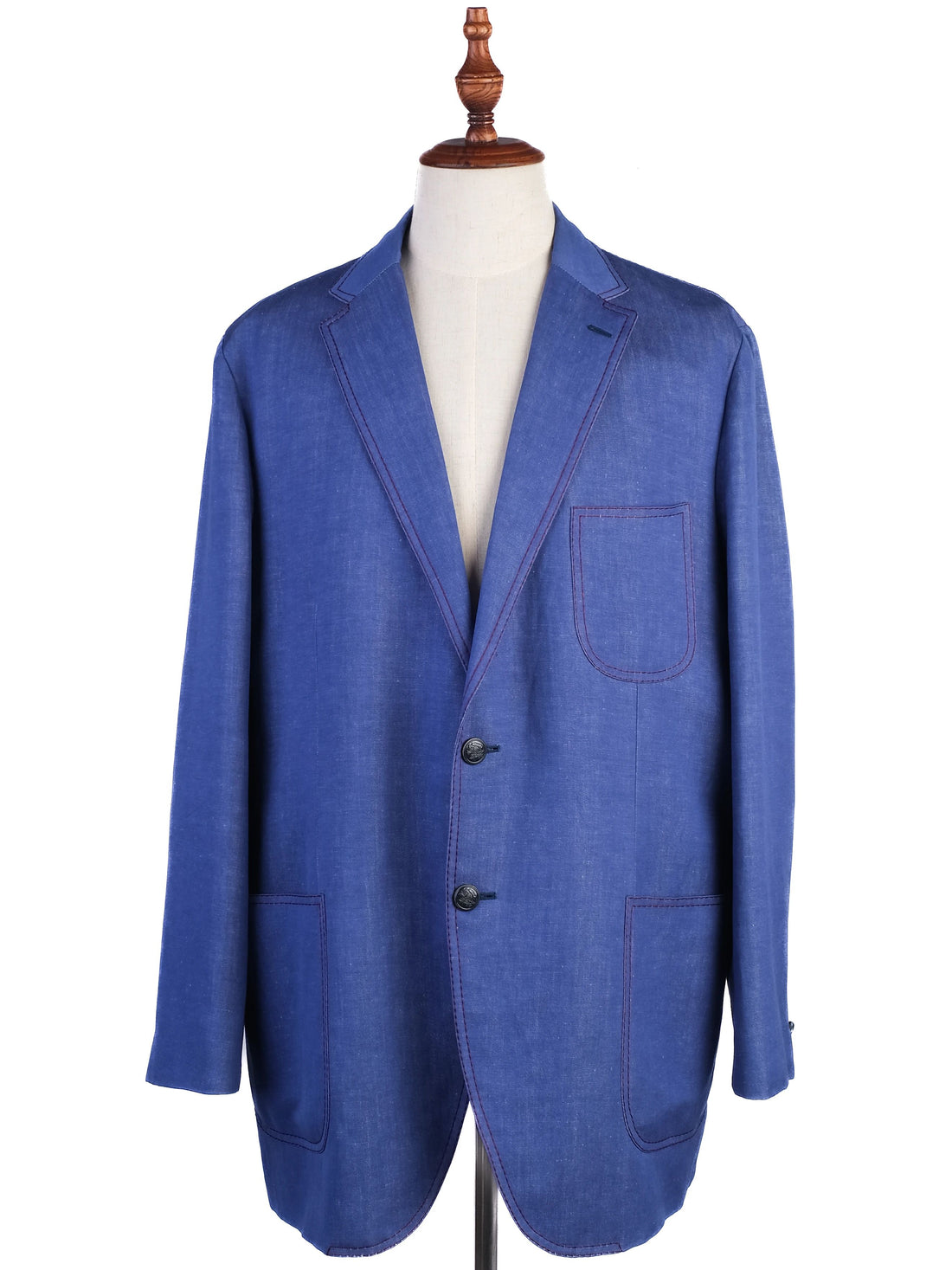 BRIONI Blue Wool Blazer Size XXL Excellent Condition