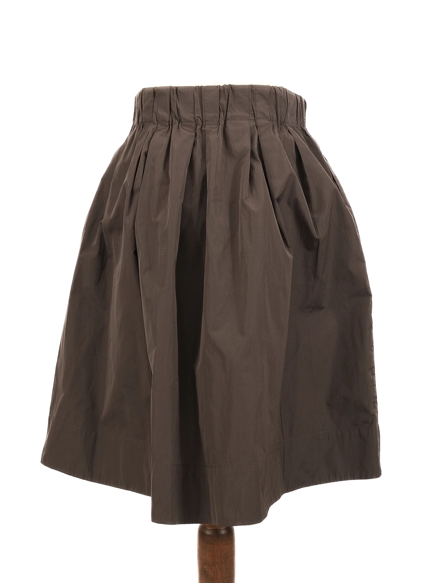 Perfect Brunello Cucinelli Gray Silk Pleated Skirt Size XS