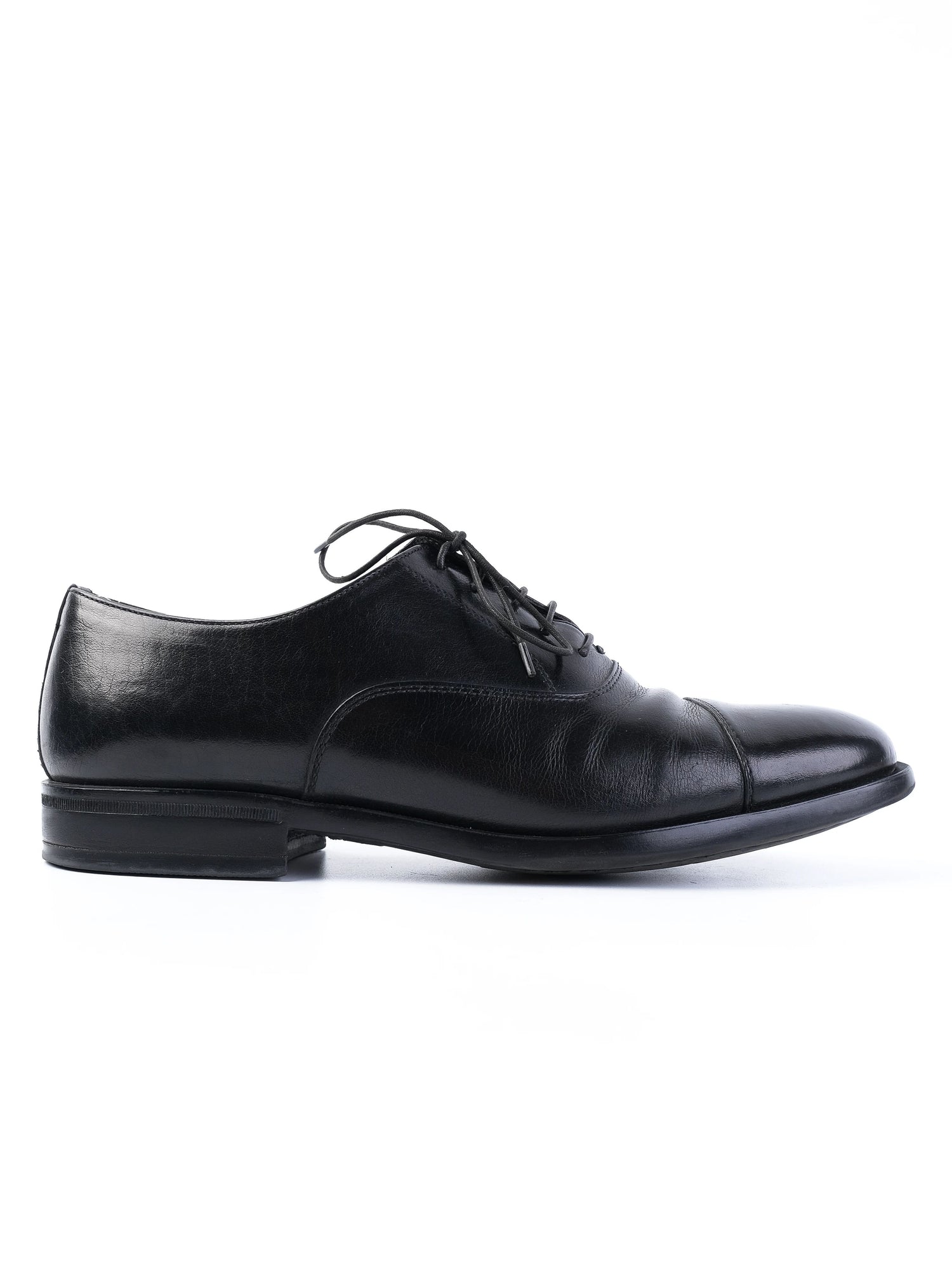 Excellent Moreschi Black Leather Dress Shoes Size 39 for Men