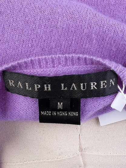 Good Ralph Lauren Purple Cashmere Sweater Size M for Women