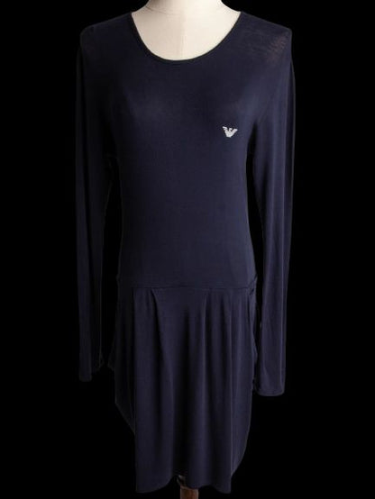 Good Armani Jeans Black Viscose Dress for Kids Size 13