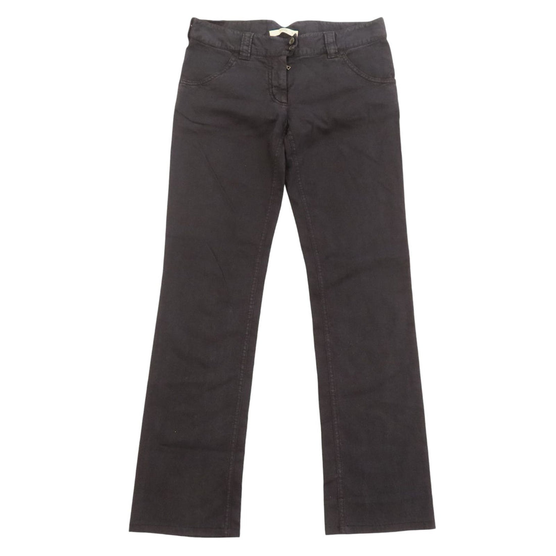 Prada Black Cotton Pants 40