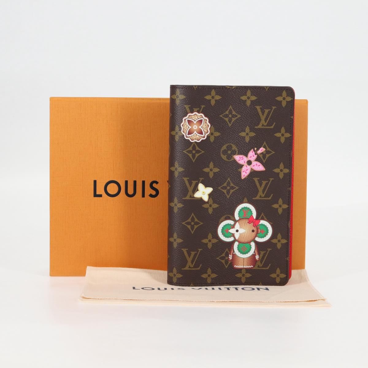 Louis Vuitton Monogram Vivienne Notebook Cover Mm Emily Gi 1167 Lv Auth