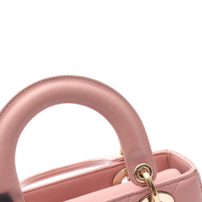 Dior Lady Dior My Abcdior Small Cannage Handbag Pink Lambskin (sheep Leather) M 0538onge