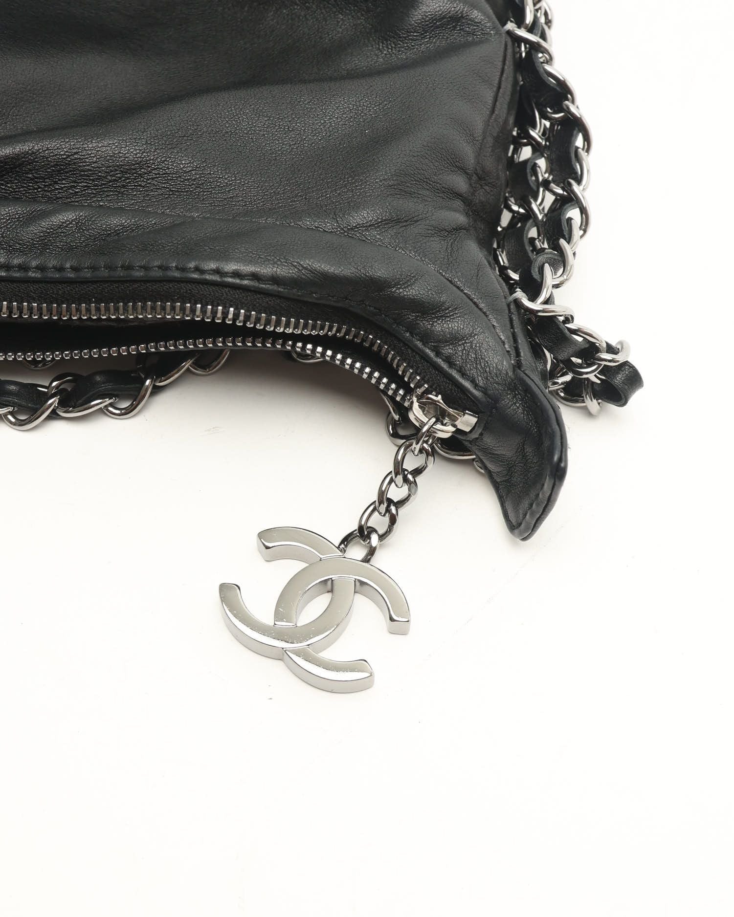 Chanel Triple Chain Hobo Bag