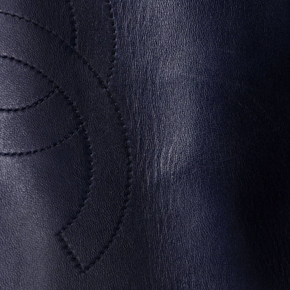 Chanel CC Crossing Flap Bag Chevron Lambskin Large