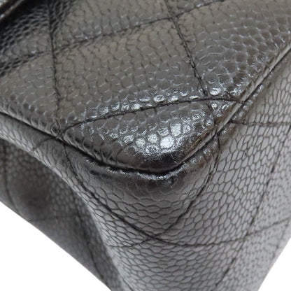 Chanel Matelasse Coco 25 Chain Shoulder Bag Calfskin Black Silver (no Card)