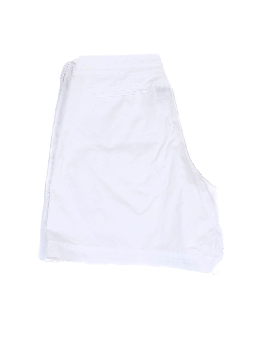 Excellent Emporio Armani White Cotton Shorts Size M for Women