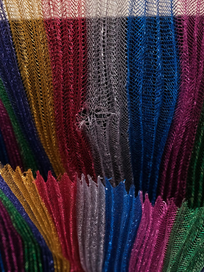 Excellent The Attico Off-Shoulder Dress M Multicolored Polyester